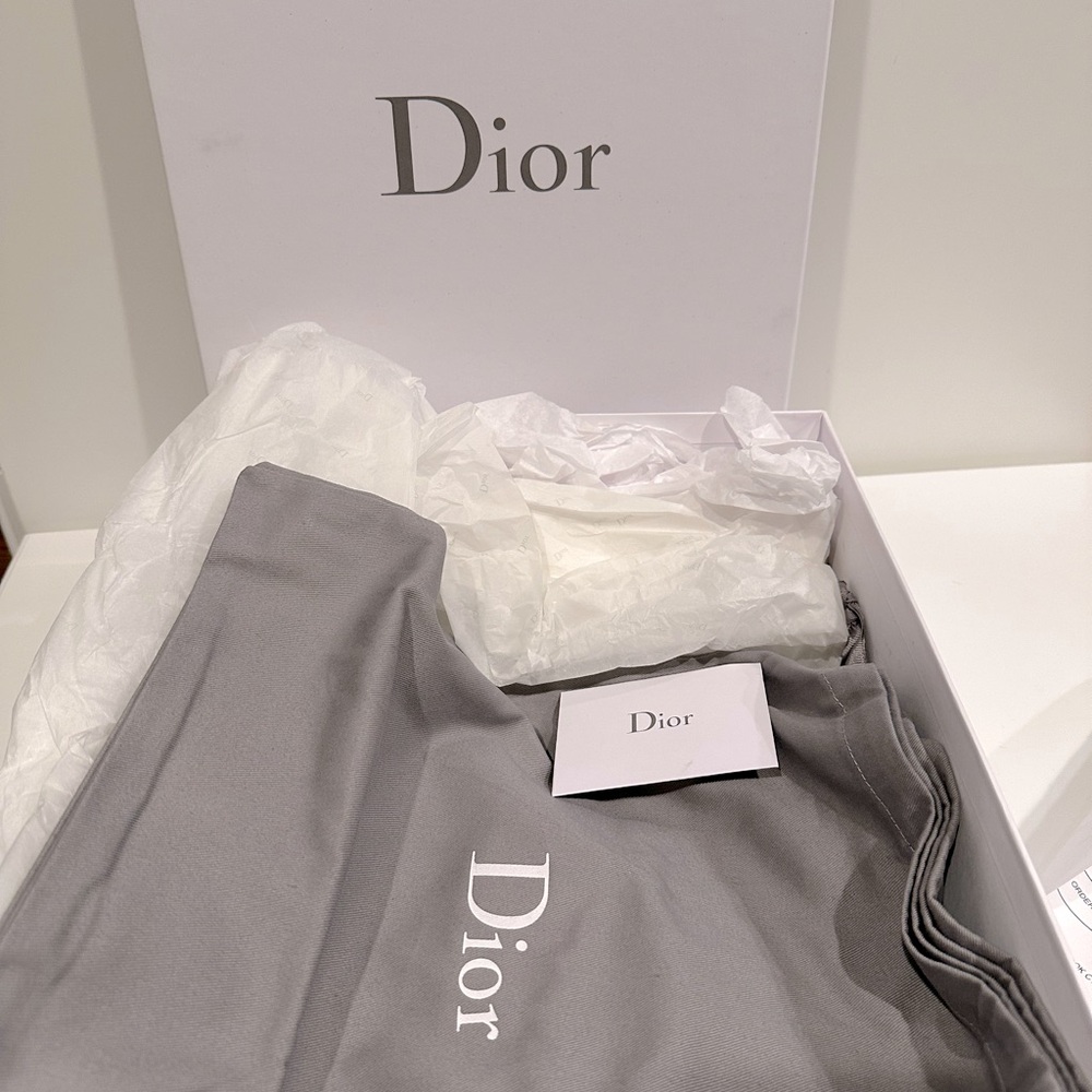 DIOR HUGGY LAMBSKIN BLACK BOOTS Size 39.5 Good Condition - Picture 7 of 7